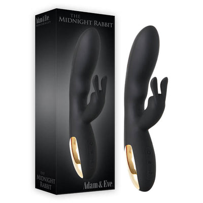Adam & Eve The Midnight Rabbit Black 20.3 cm (8'') Rabbit Vibrator