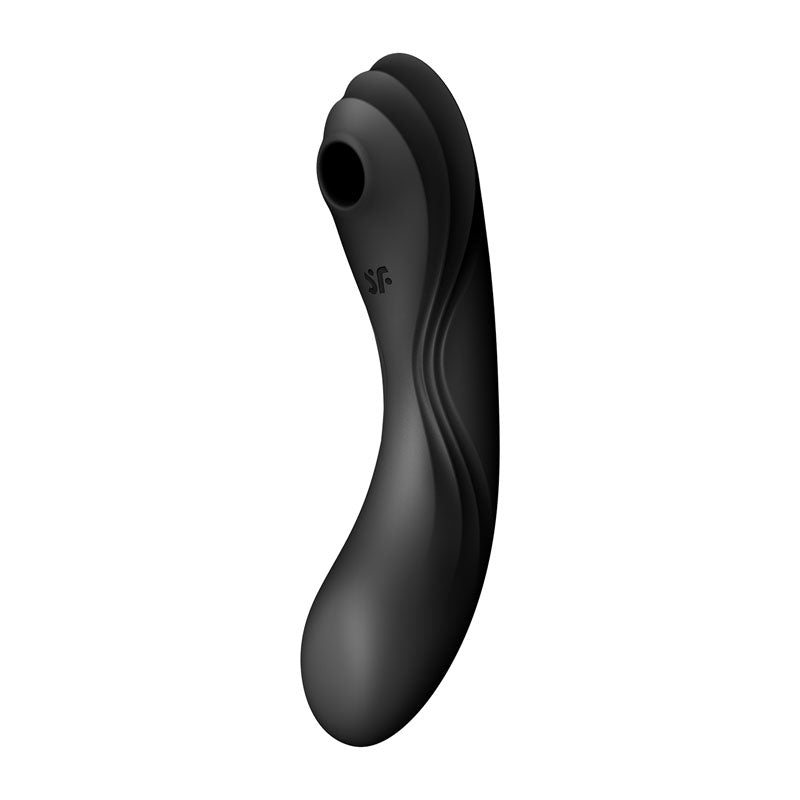 Satisfyer Curvy Trinity 4 - Black Air Pulse Stimulator & Vibrator buy online Australia