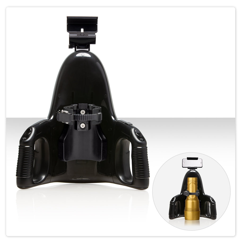 Fleshlight Universal Launch motorised stroker machine with smartphone mount