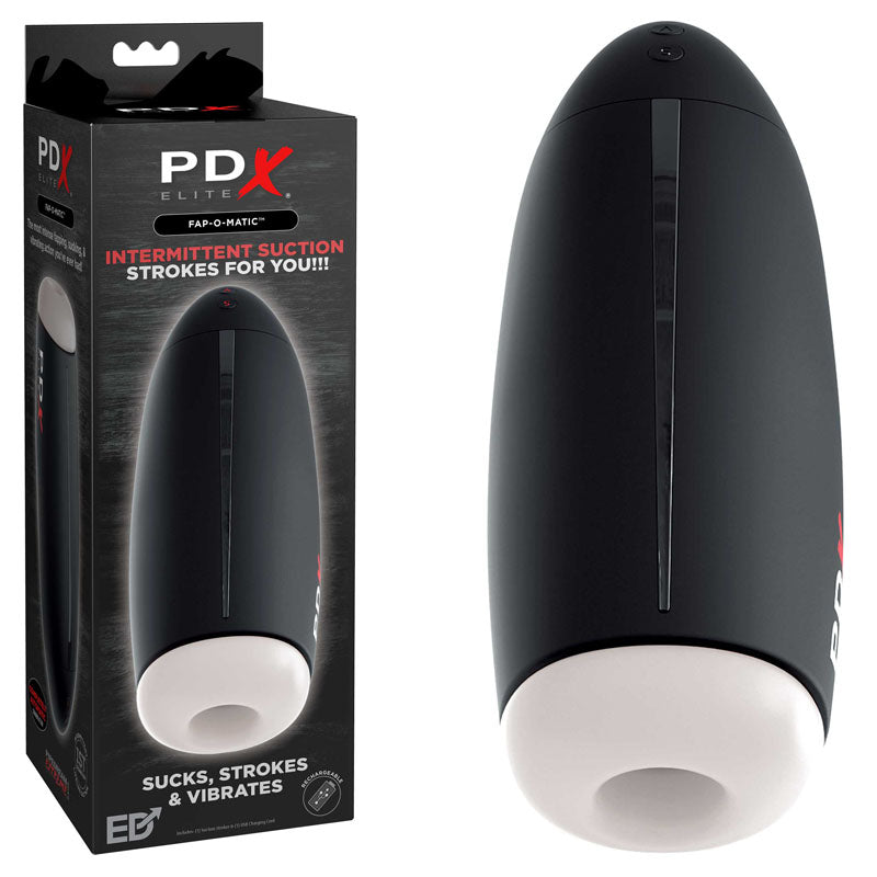 Pipedream Elite Fap-O-Matic rechargeable sucking masturbator