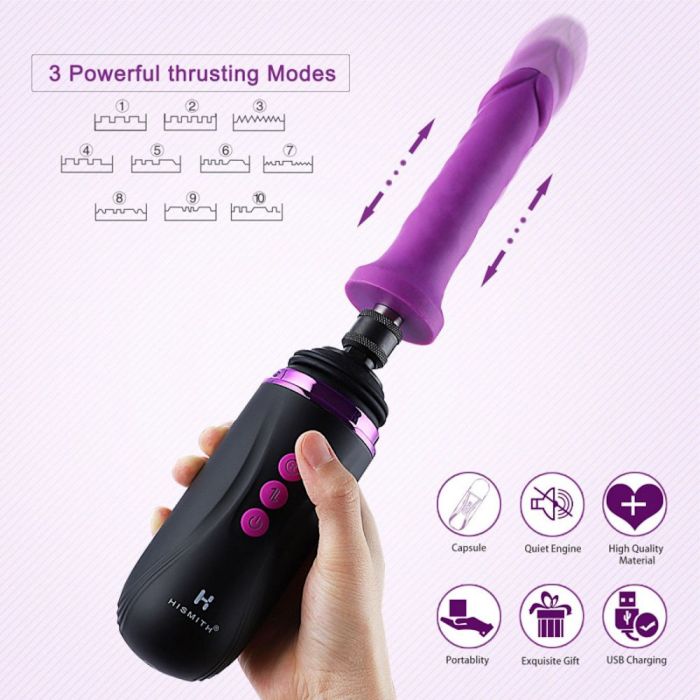 HiSmith Capsule Sex Machine — portable thrusting machine with app control