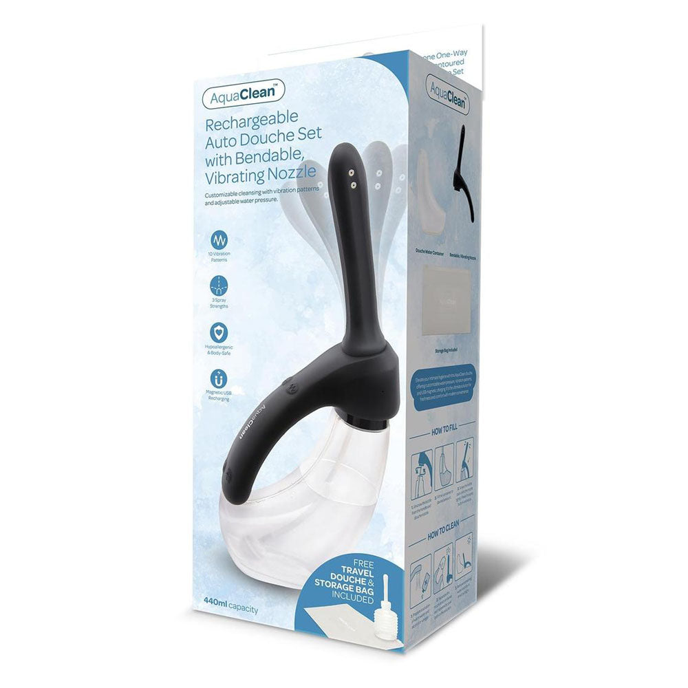 AquaClean Auto Douche Set with Bendable Vibrating Nozzle Capacity with Free Travel Douche Included buy online Australia