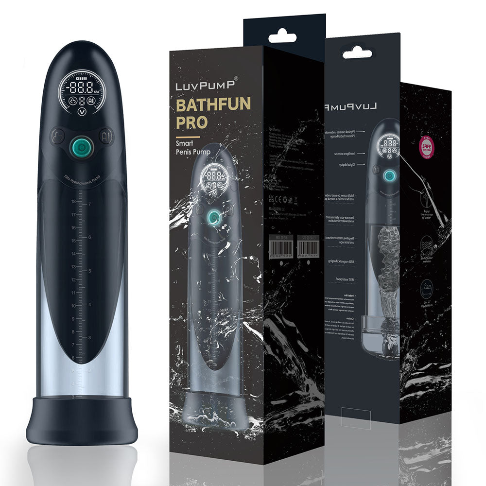 LuvPump Bathfun Pro - Waterproof Smart Automatic Penis Pump buy online Australia