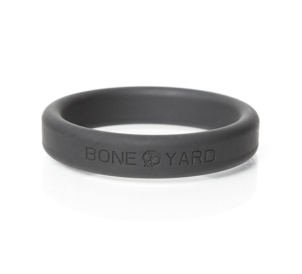 Boneyard Silicone Ring 5 Pcs Kit - Black Cock Rings - Set of 5 Sizes — image 4