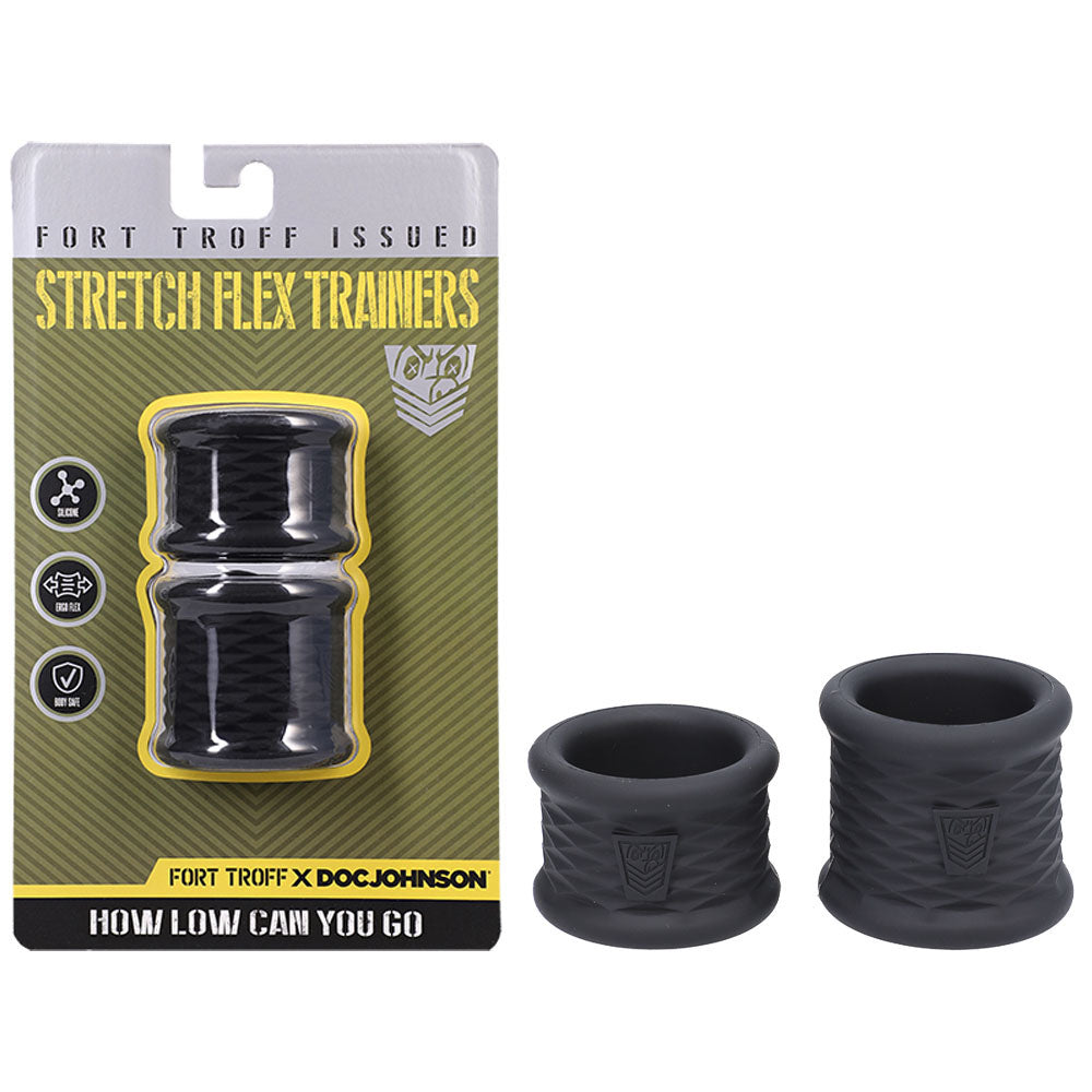 Fort Troff - Stretch Flex Trainers - Black Ball Stretchers - Set of 2 buy online Australia