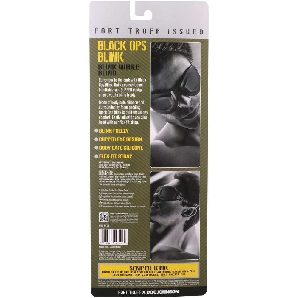 Fort Troff - Black Ops Blink - Black Eyemask Restraint — view 6
