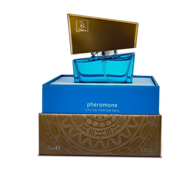 Shiatsu Pheromone Eau De Parfum Men - Light Blue - Pheromone Fragrance for Men - 15 ml