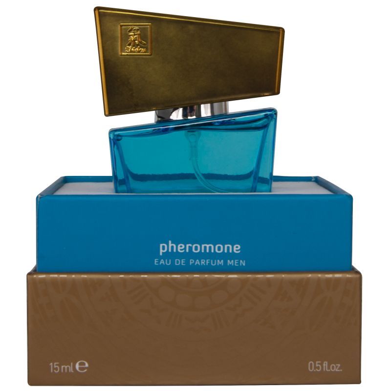 Shiatsu Pheromone Eau De Parfum Men - Light Blue - Pheromone Fragrance for Men - 15 ml