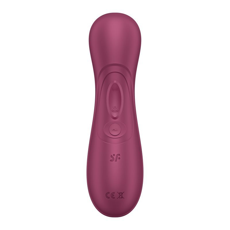 Satisfyer Pro 2 Generation 3 with App Control - Wine Red Touch-Free USB-Rechargeable Clitoral Stimulator