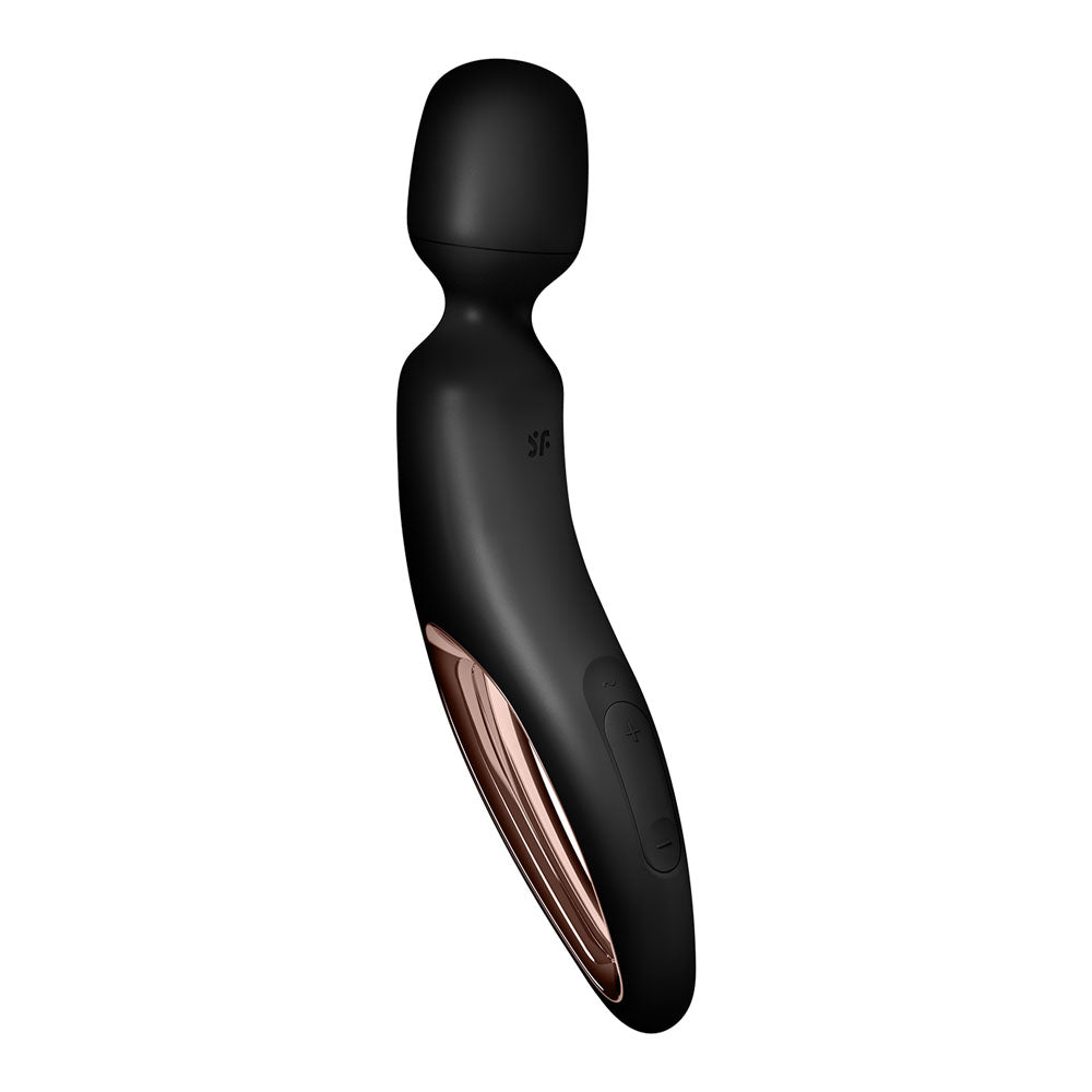 Satisfyer Wand-erland - Black - Black/Rose Gold Massage Wand