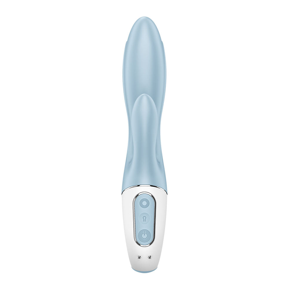 Satisfyer Air Pump Bunny 1 - Blue USB Rechargeable Inflatable Rabbit Vibrator — view 7