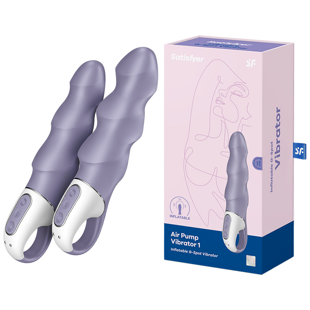 Satisfyer Air Pump Vibrator 1 - Lilac Inflatable Vibrator buy online Australia