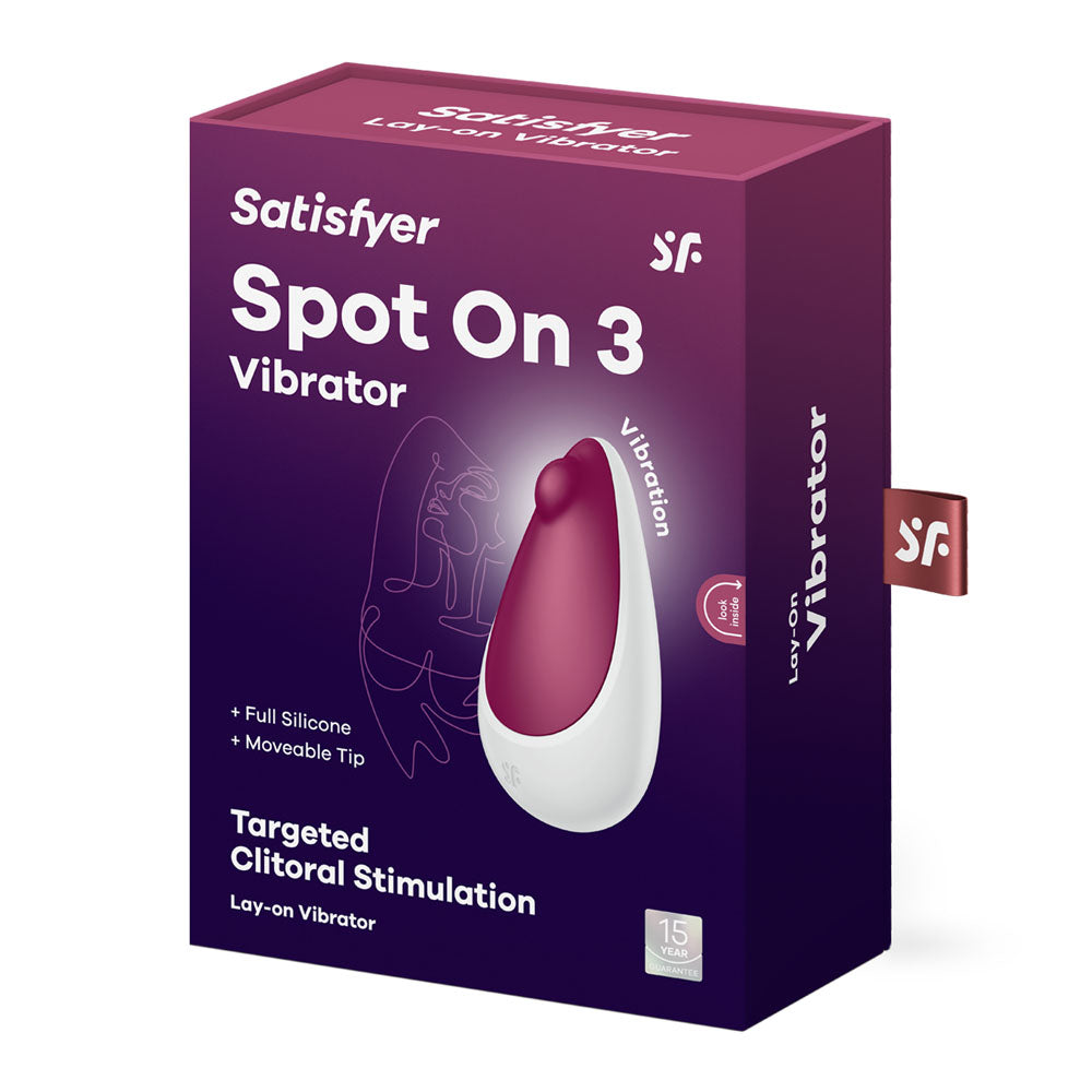 Satisfyer Spot On 3 - Berry USB Rechargeable Stimulator — view 6