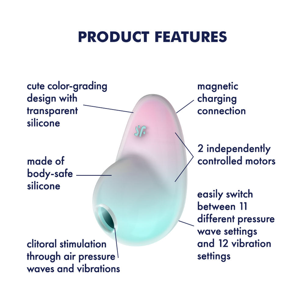 Satisfyer Pixie Dust - Mint/Pink — image 5
