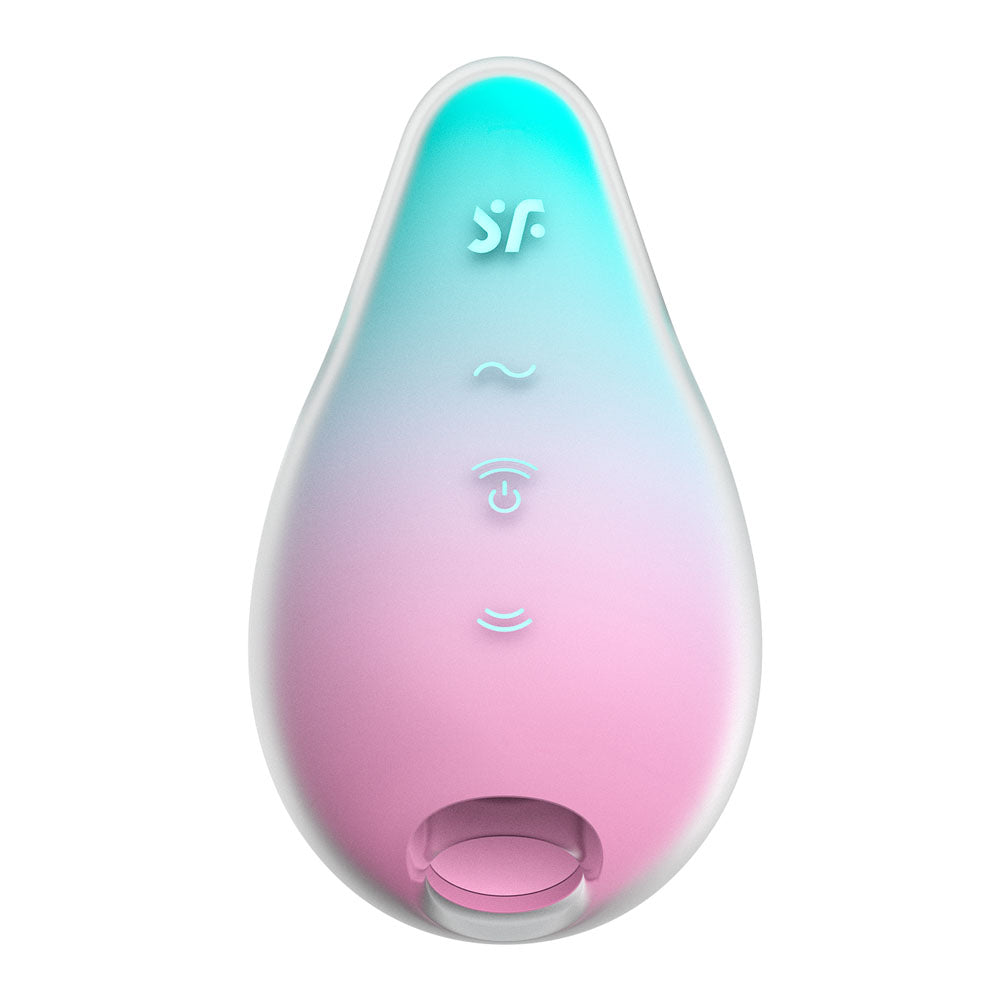 Satisfyer Mermaid Vibes - Mint/Pink - Mint/Pink Air Pulse Stimulator