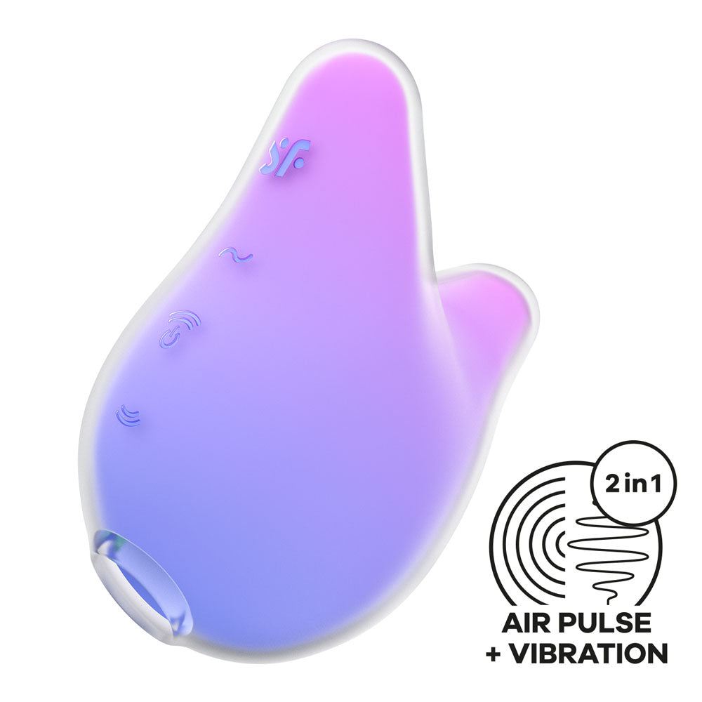Satisfyer Mermaid Vibes - Violet/Pink - Violet/Pink Air Pulse Stimulator