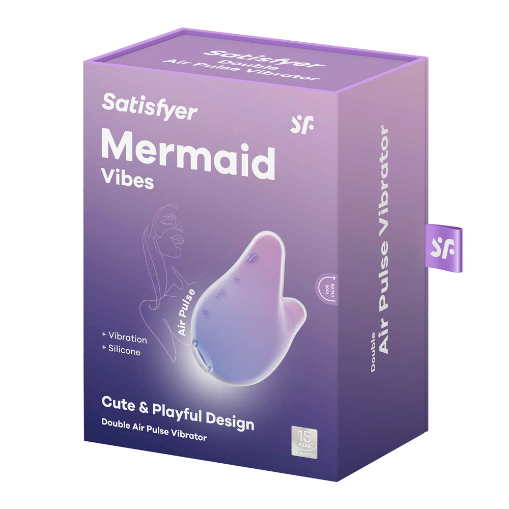 Satisfyer Mermaid Vibes - Violet/Pink - Violet/Pink USB Rechargeable Air Pulse Stimulator — view 8