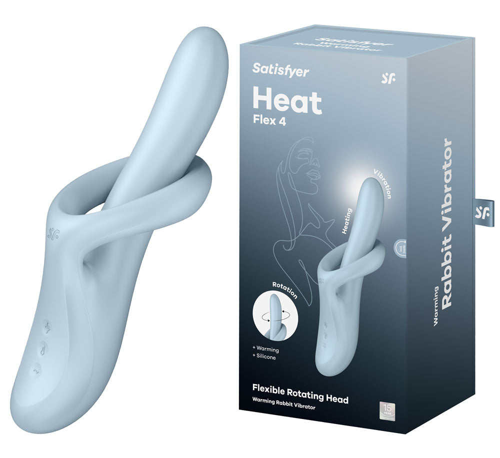 Satisfyer Heat Flex 4 - Blue - Blue Heating Vibrator buy online Australia