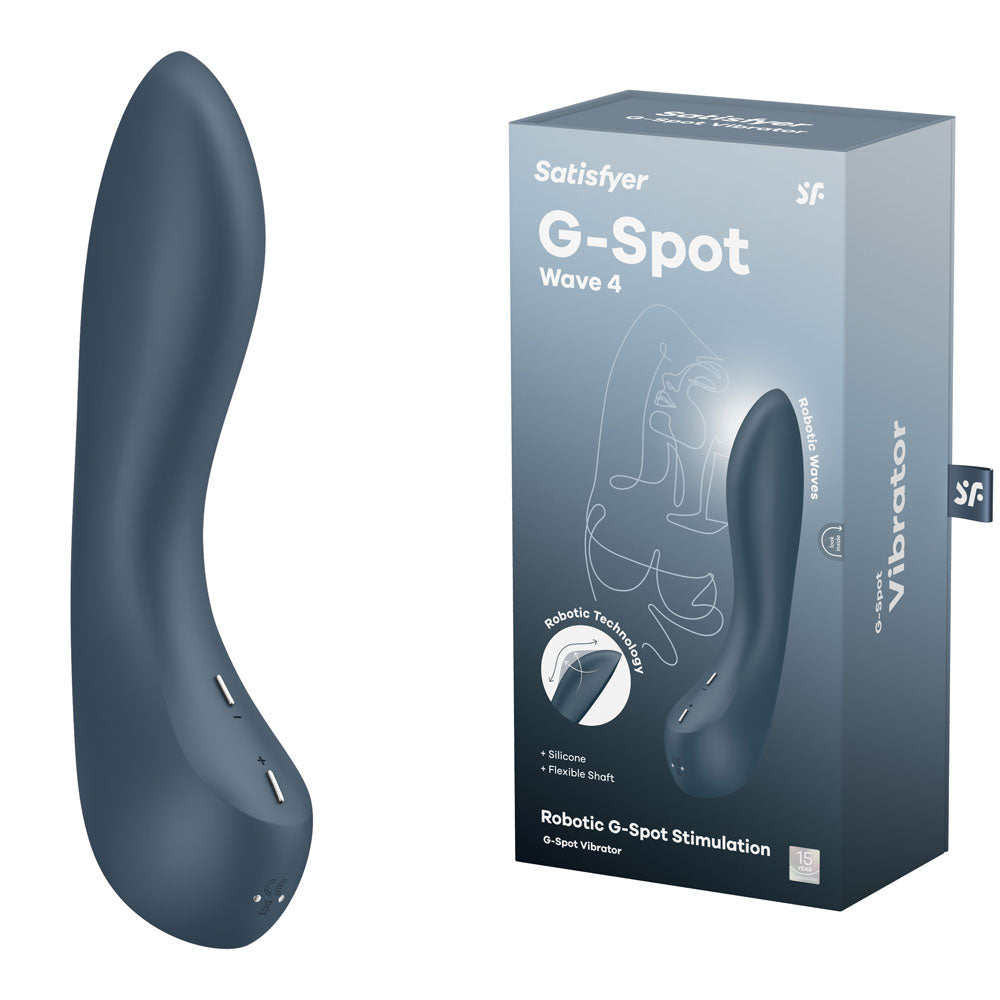 Satisfyer G-Spot Wave 4 - Dark Blue 21 cm Vibrator with Robotic G-Spot Stimulation buy online Australia
