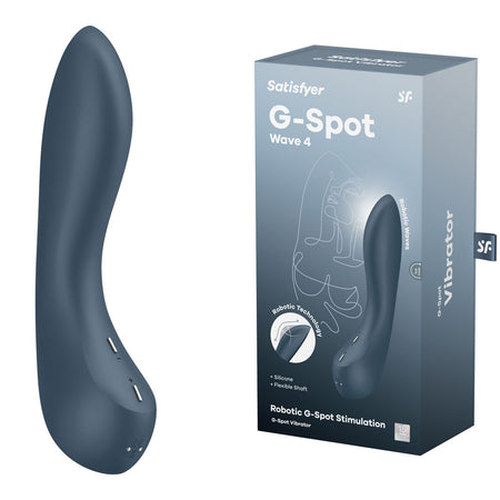 Satisfyer G-Spot Wave 4 - Dark Blue 21 cm Vibrator with Robotic G-Spot Stimulation buy online Australia