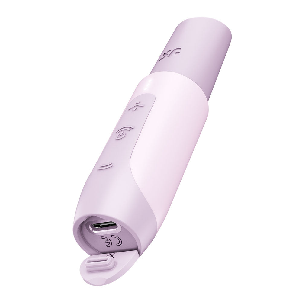 Satisfyer Secret Kiss - Lilac USB Rechargeable Air Pulse Stimulator — view 9