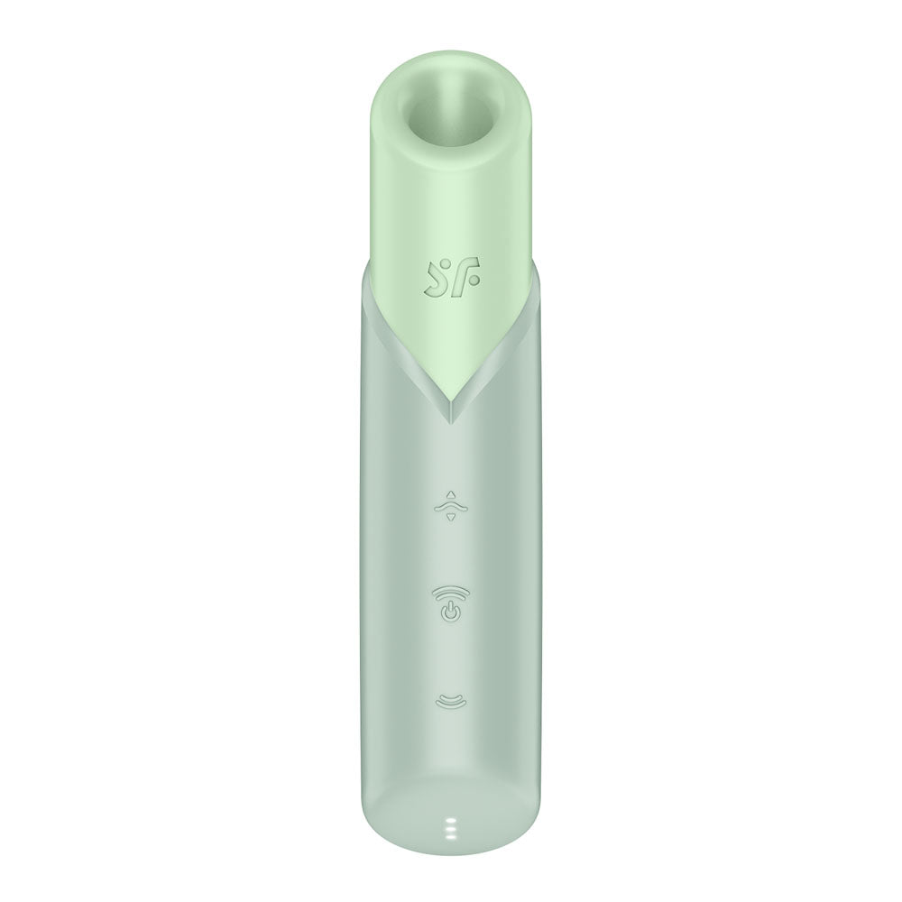 Satisfyer Naughty Kiss - Mint Green Air Pulse Stimulator