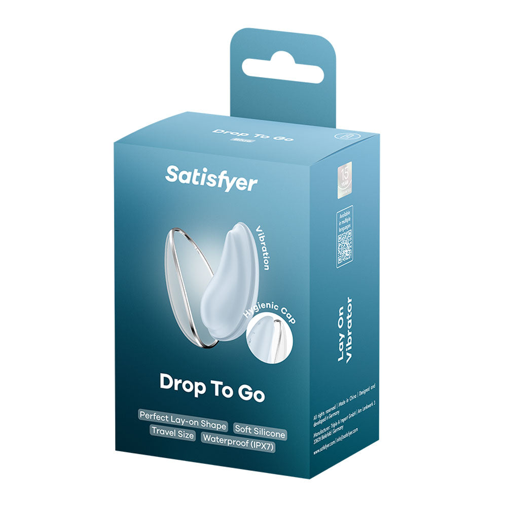 Satisfyer Drop To Go - Blue - Blue Clitoral Stimulator