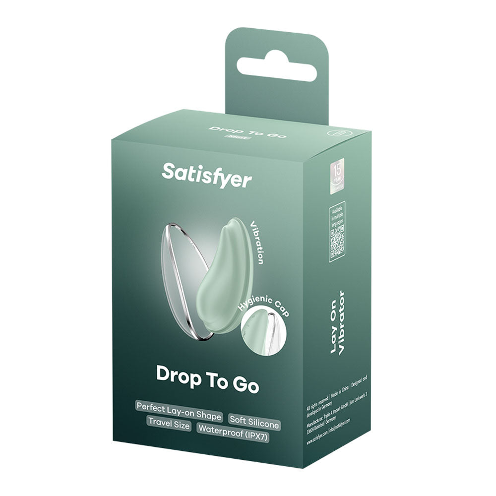 Satisfyer Drop To Go - Mint - Mint Green Clitoral Stimulator