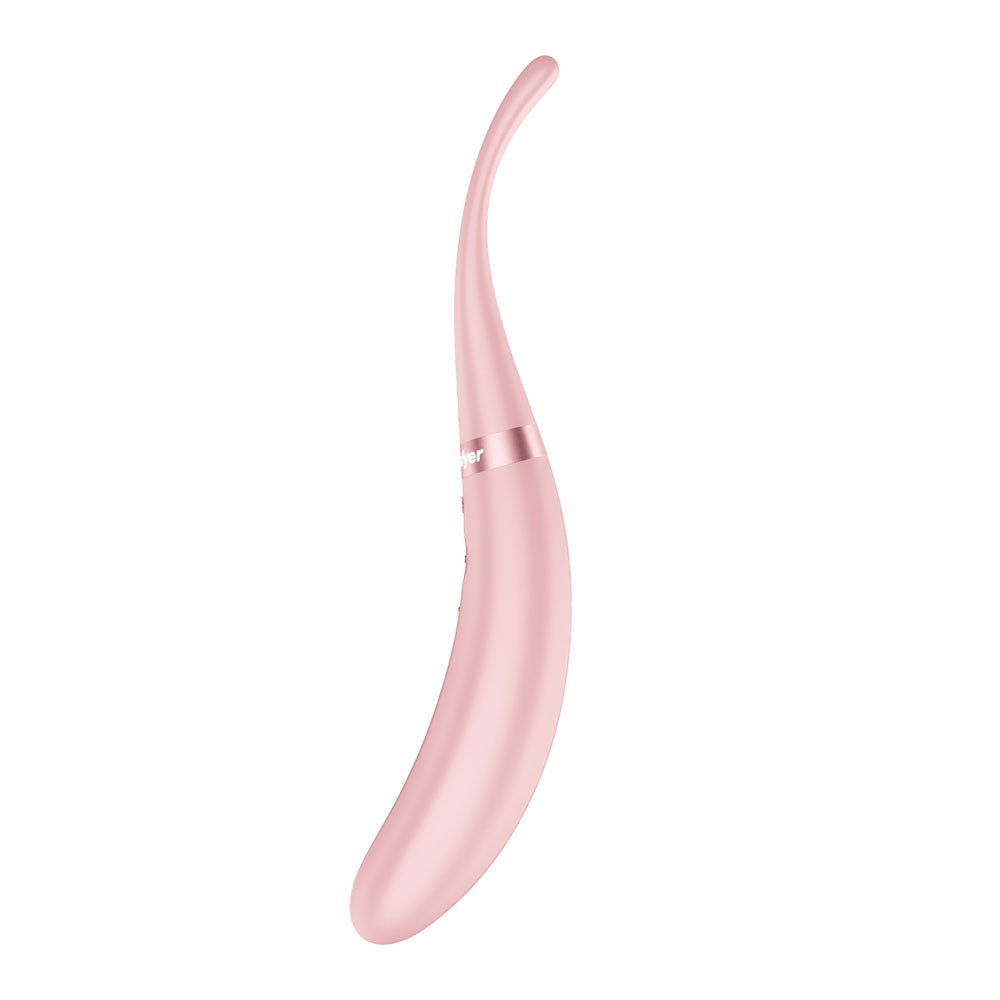 Satisfyer Tip Tease - Rose - Rose Vibrator with Twirling Tip