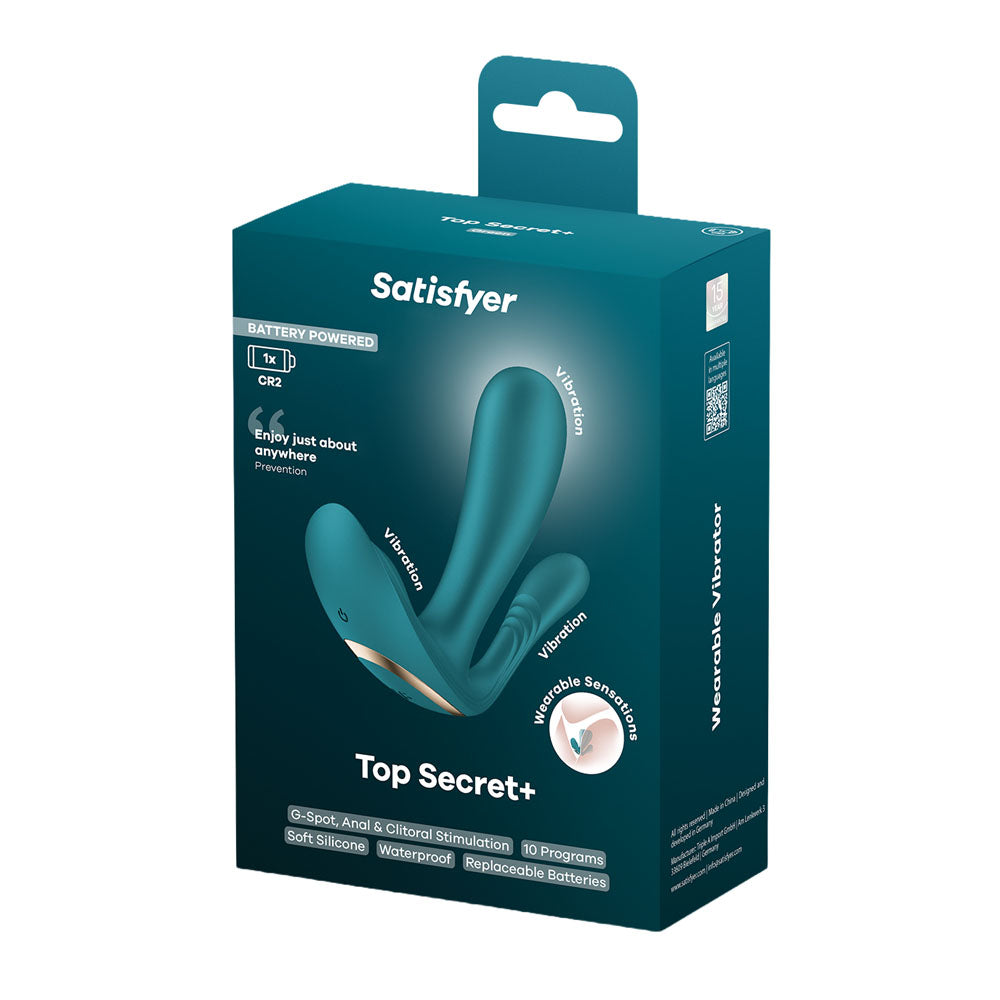 Satisfyer Top Secret + - Battery Series - Green Wearable Vibrator — image 8