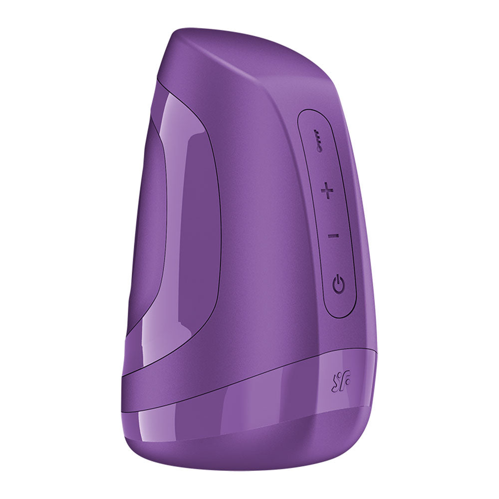 Satisfyer Men Heat Vibration - Battery Series - Purple Heating and Vibrating Masturbator — image 6