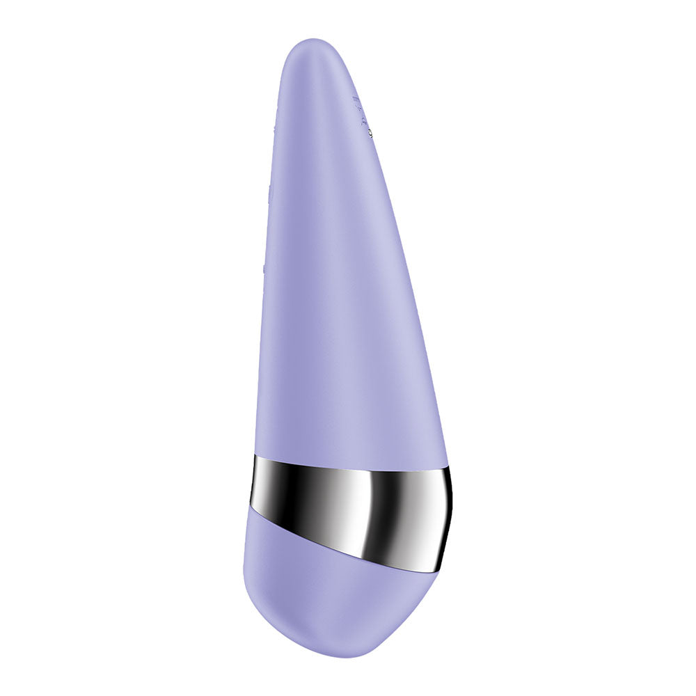 Satisfyer Pro 3+ Purple - Purple USB-Rechargeable Air Pulse Clitoral Stimulator with Vibration
