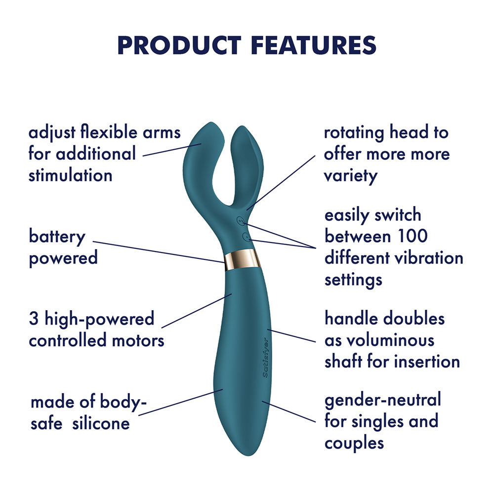 Satisfyer Endless Fun - Battery Series - Green 23.5 cm Stimulator — image 2