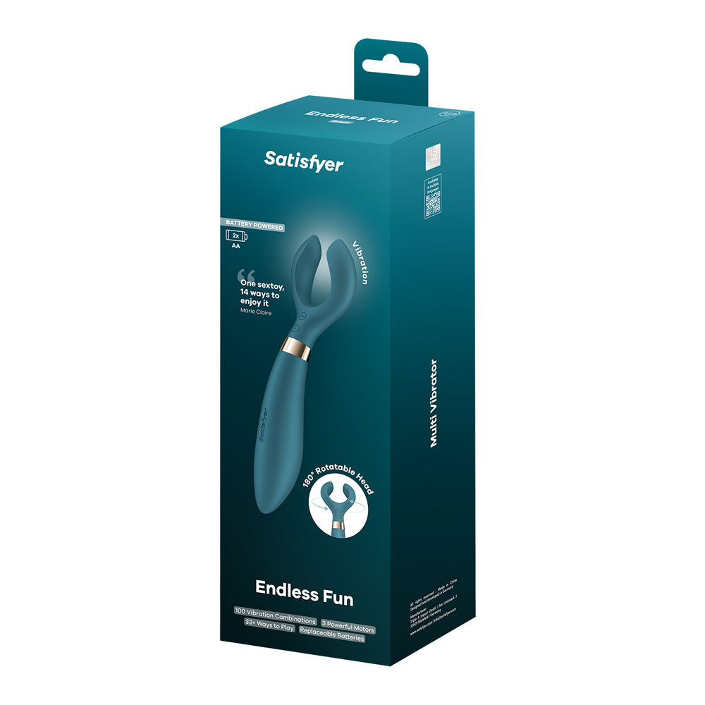 Satisfyer Endless Fun - Battery Series - Green 23.5 cm Stimulator — image 7