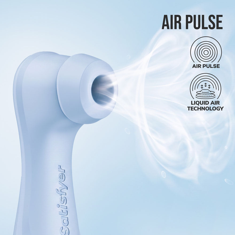 Satisfyer Pro 2 Generation 4 Serene Blue Touch-Free Usb-C Rechargeable Clitoral Stimulator with App Control, view 6
