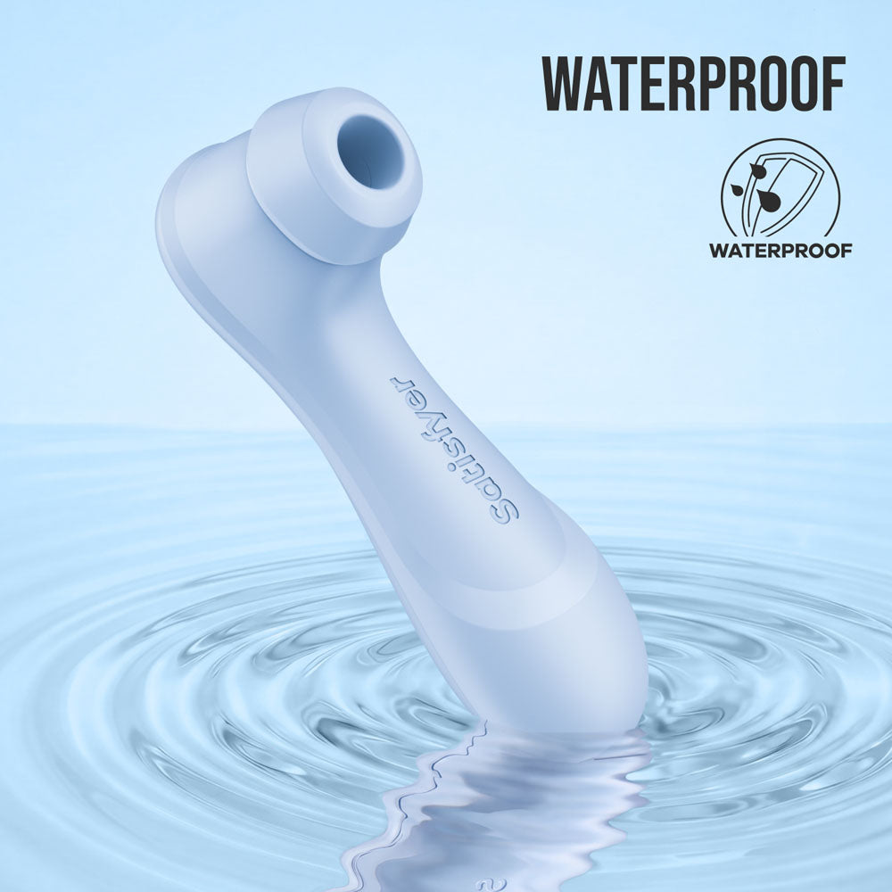 Satisfyer Pro 2 Generation 4 Serene Blue Touch-Free Usb-C Rechargeable Clitoral Stimulator with App Control, view 8