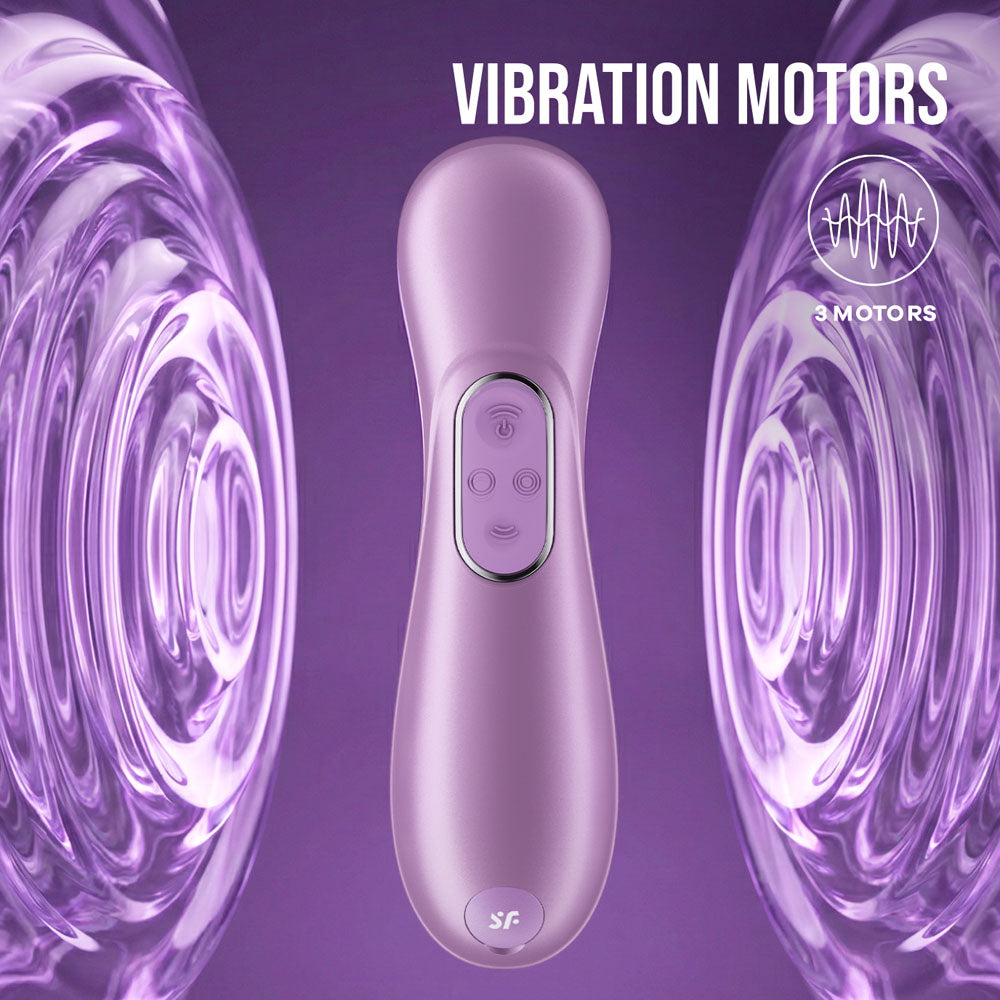 Satisfyer Pro 2 Generation 4 Amethyst Touch-Free Usb-C Rechargeable Clitoral Stimulator with App Control, view 7