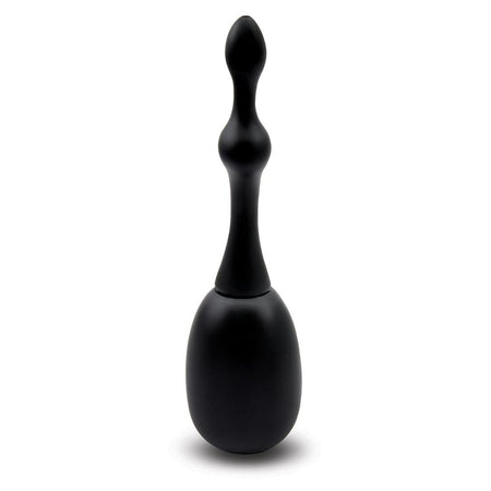 AquaClean Silicone 1-Way Valve Douche Set with Beaded Nozzle Capacity with Free Travel Douche Included