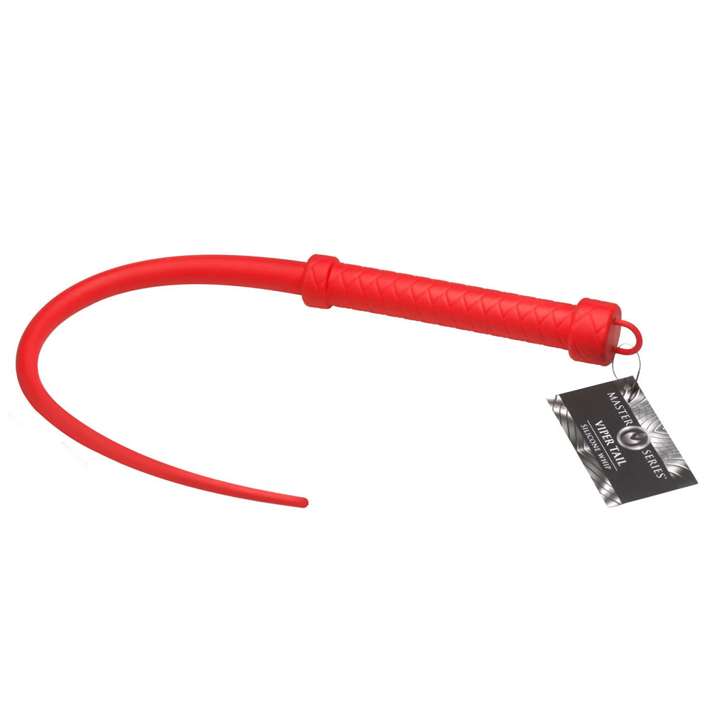 Master Series Viper Tail - Red - Red Silicone Whip buy online Australia