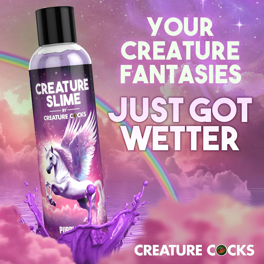 Creature Slime by Creature Cocks - Purple Slime - Purple Water Based Lubricant - 237 ml Bottle — image 5