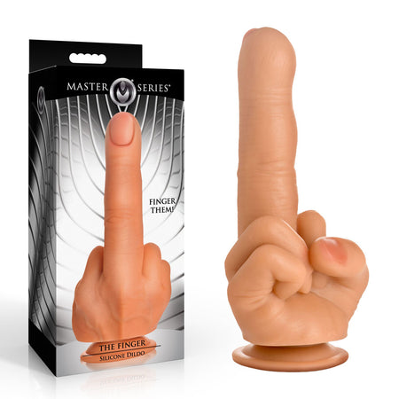 Master Series The Finger - Flesh 21.3 cm Giant Finger Dildo buy online Australia