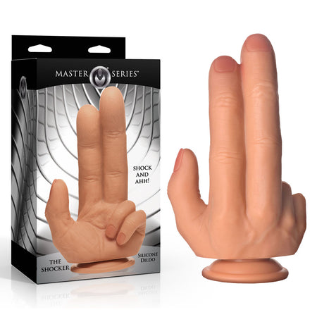 Master Series The Shocker - Flesh 20.8 cm Finger Dildo buy online Australia