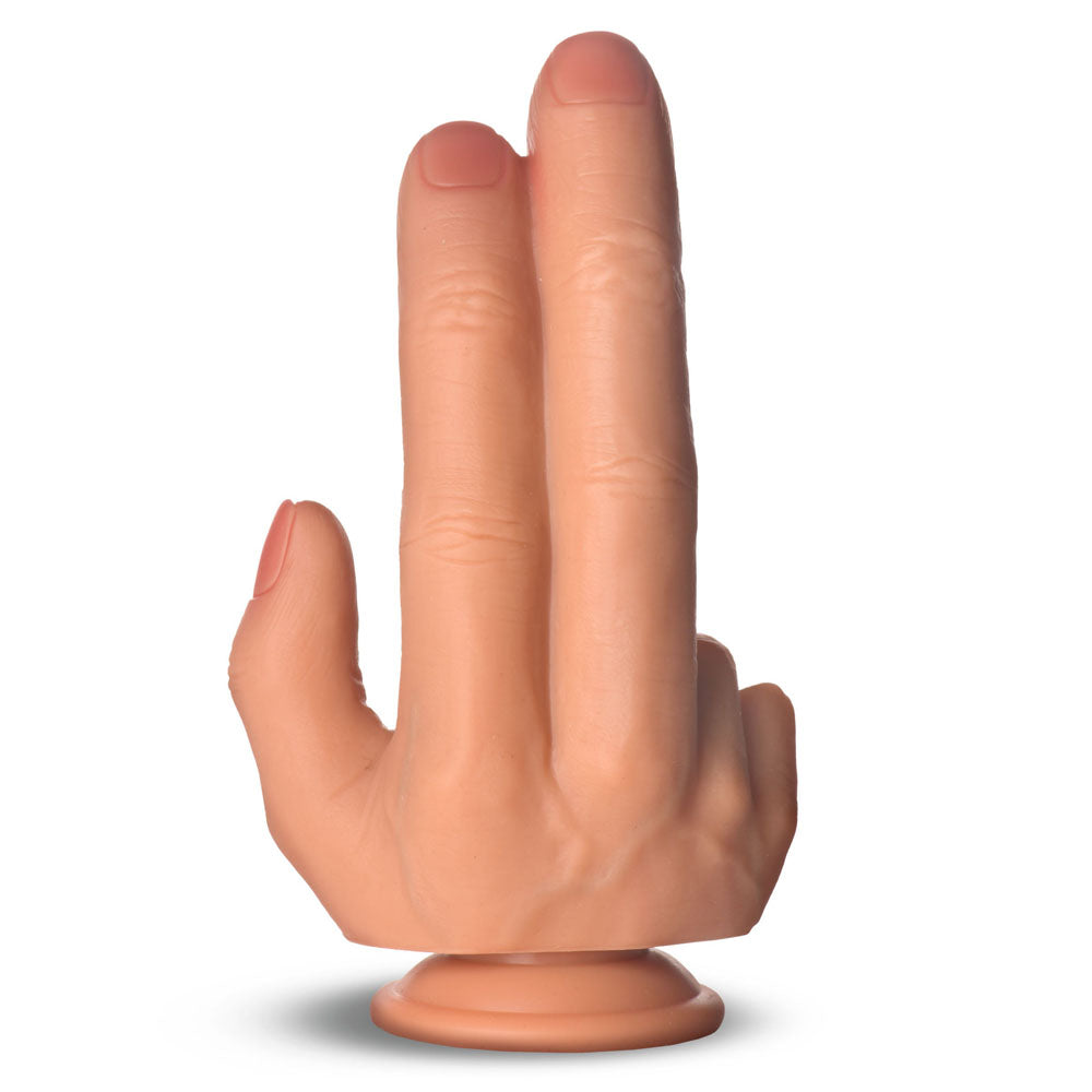 Master Series The Shocker - Flesh 20.8 cm Finger Dildo — view 7