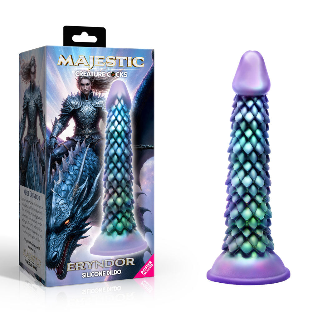 Majestic Eryndor - Opal 22.9 cm Fantasy Dragon Dildo