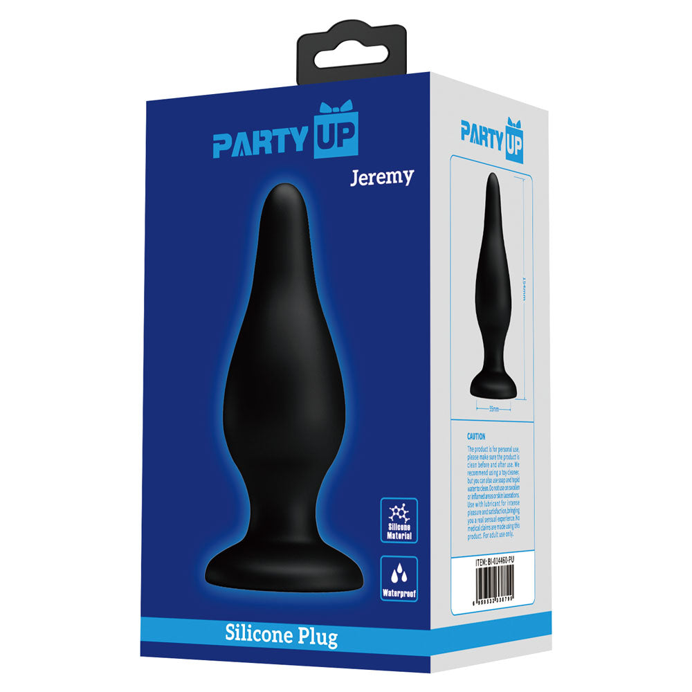 Party Up JEREMY Butt Plug - Black 15.4 cm Butt Plug — image 6