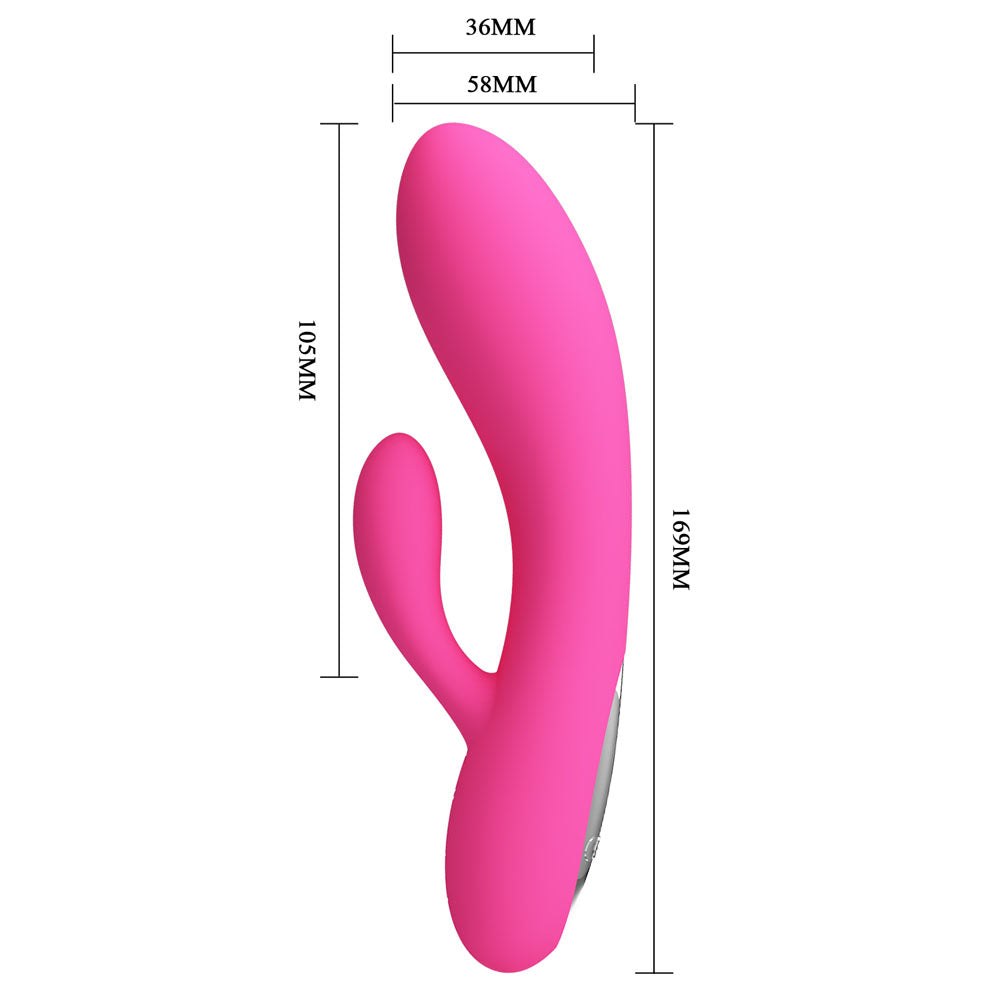 Party Up CLARE Flexible Vibe - Pink - Pink 16.9 cm Rabbit Vibrator