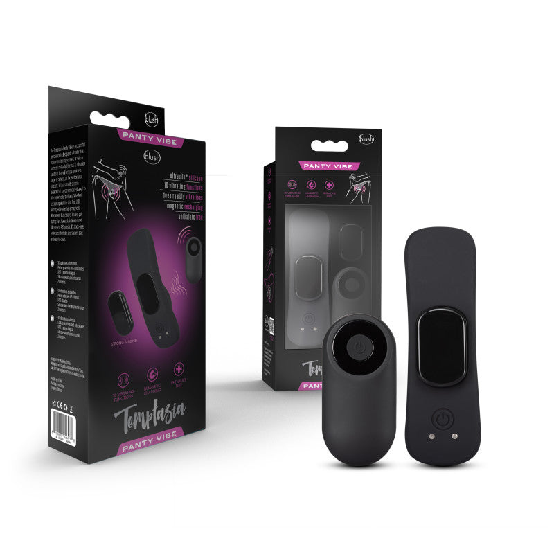 Temptasia Remote Control Panty Vibe - Black USB Rechargeable Panty Vibe — image 4