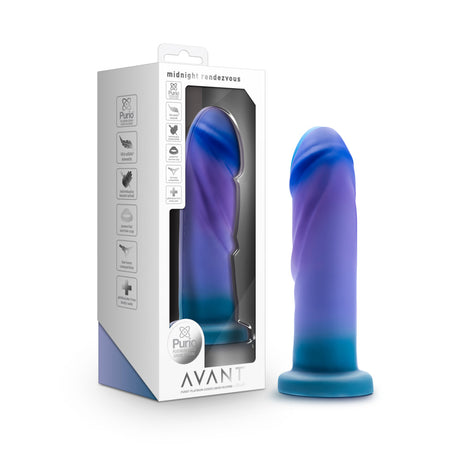 Avant - Midnight Rendezvous - Ocean Blue 19 cm Dildo buy online Australia
