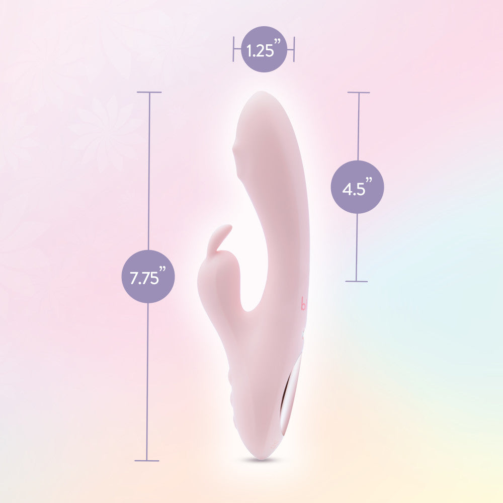 Play With Me - Fairy Flutter - Pink 19.7 cm USB Rechargeable Rabbit Vibrator — view 8