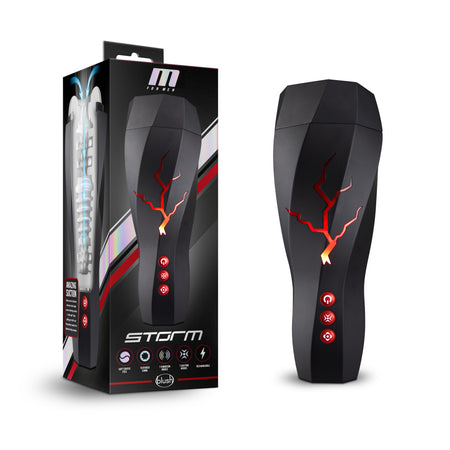 M For Men - Storm - Milking & Vibrating Auto Stroker buy online Australia